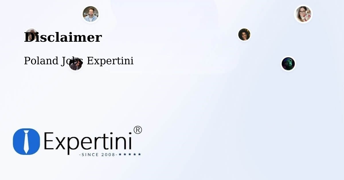 Disclaimer – Licheń Stary - Poland Jobs Expertini